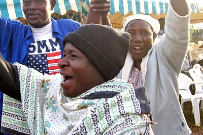 Kenyans Celebrate Election of Barack Obama - November 5, 2008
