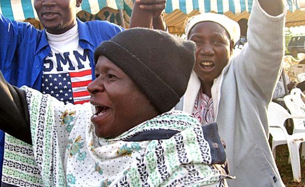 Kenyans Celebrate Election of Barack Obama - November 5, 2008