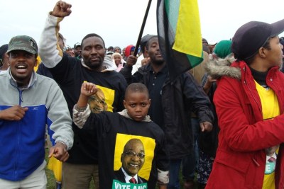 ANC supporters at a rally (file photo).