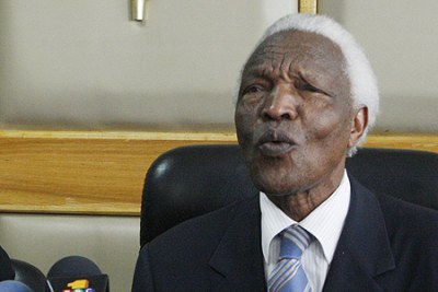 Truth, Justice and Reconciliation Commission Chairman Bethwel Kiplagat fears report maybe rejected (file photo).