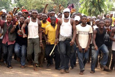 Members of the Movement for the Emancipation of Niger Delta (file photo)