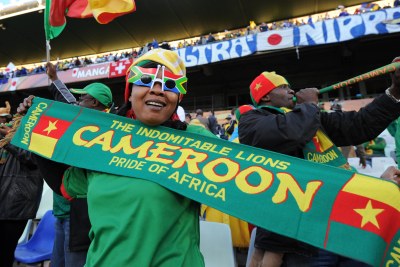 Cameroon fans.