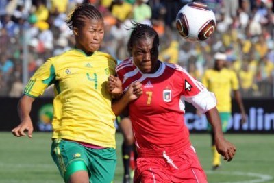 South Africa and Equatorial Guinea at the 2010 African Women's Championship.