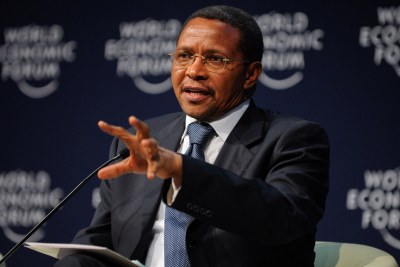 President Jakaya Kikwete and his family were among the first Tanzanians to take part in the census (file photo).