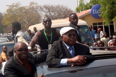 Etienne Tshisekedi, candidat de lOpposition à la présidentielle 2011