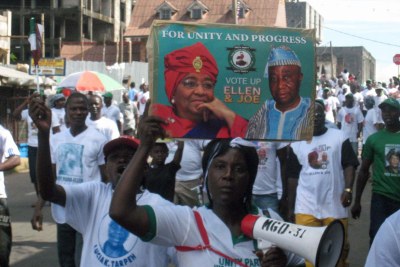 The launch of the Unity Party's 2011 presidential campaign in Monrovia.