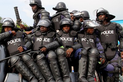 La police nationale Congolaise( PNC).
