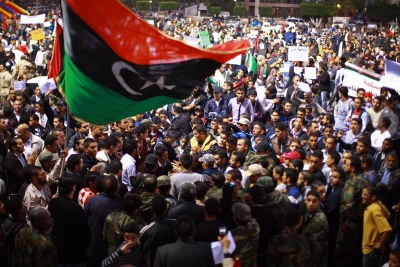 Libyan demonstrators (file photo).