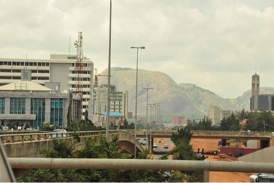 Buildings in Abuja, Nigeria.