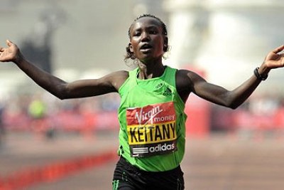 Keyan marathon runner, Mary Keitany (file photo).