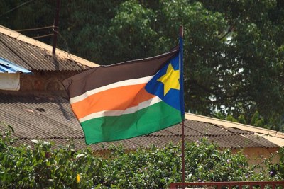South Sudan's six-color flag
