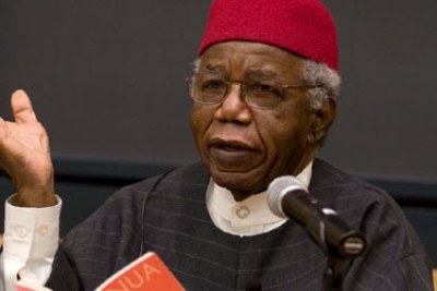 Chinua Achebe, author and poet.
