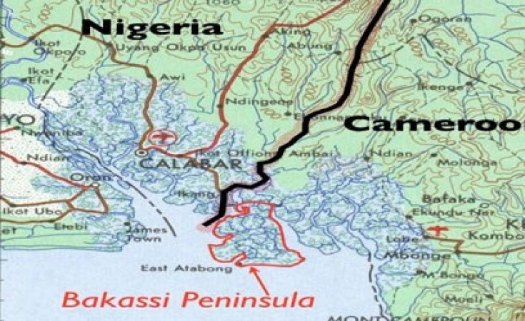 Bakassi Peninsula Map+2022
