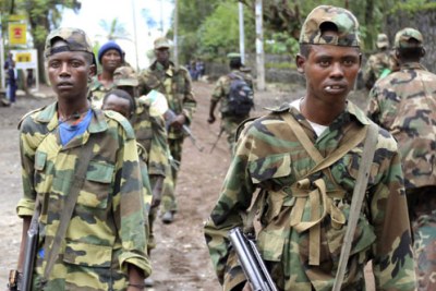 Rebelles du M23 en RDC.