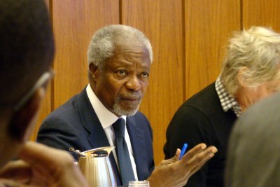 Kofi Annan, ancien secrétaire général de l'ONU.