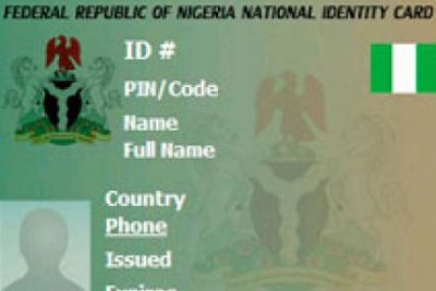 National Identity card (file photo):