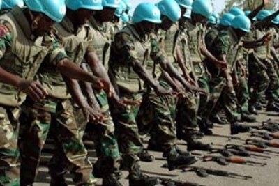 Nigerian peacekeepers