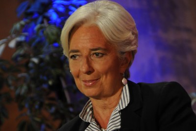 Christine Lagarde , Directrice Générale du FMI