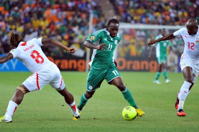(Photo d'archives) - La confrontation Nigeria contre Burkina Faso en finale de CAN 2013 en Afrique du Sud