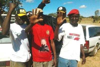 MDC-T and Zanu PF supporters together.