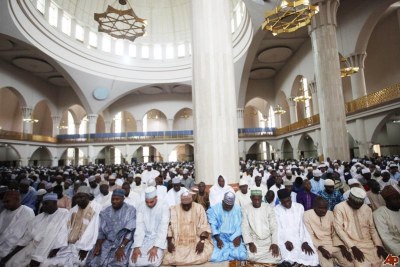 Musulmans nigérians fêtant l'Aïd (photo d'illustration)