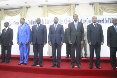 (Photo d'archives) - Les présidents des pays de la sous-région à la 17 session des chefs d’État et de gouvernement de l'UEMOA, Dakar le 24 octobre 2013
