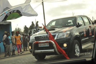 A Frelimo Party  campaign vehicle (file photo).
