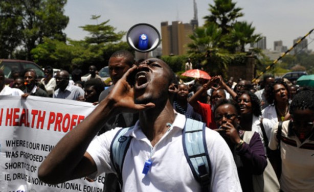 Image result for kenya workers protest