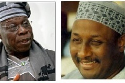 Adamu Mu’ azu and Olusegun Obasanjo