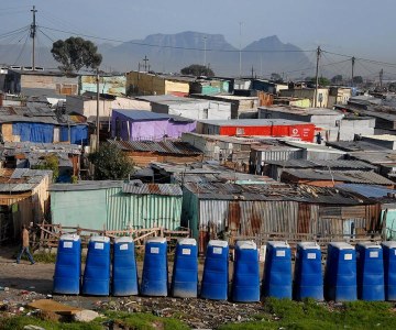 Toilets in Cape Town's Khayelitsha