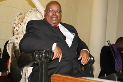 National assembly speaker Jacob Mudenda.