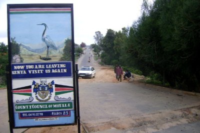 Moyale town at the Kenya Ethiopia border (file photo).