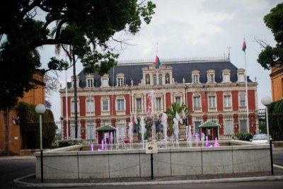 Palais présidentiel d'Ambosorohitra, centre-ville d'Antananarivo.