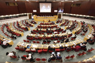 A session at the International Conference on Financing for Development in Addis Ababa.