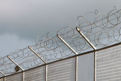 A prison fence (file photo).