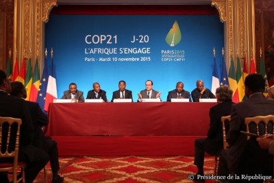 Rencontre avec les chefs d’Etat et de Gouvernement africains dans le cadre de la COP 21
