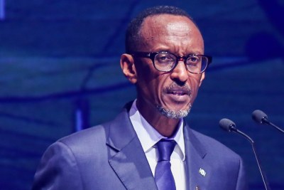 Le Président Paul Kagame du Rwanda