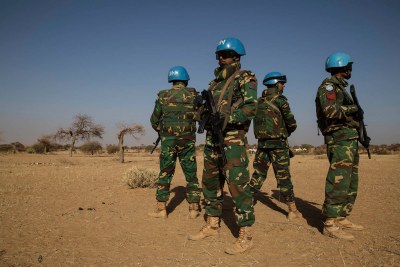 Des Casques bleus au Mali.