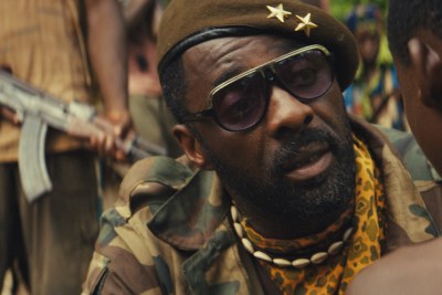 Idris Elba in Beasts of No Nation.
