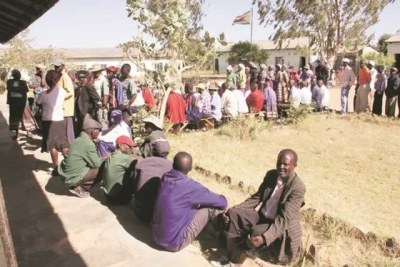 People queueing to vote in Zimbabwe. (file photo)