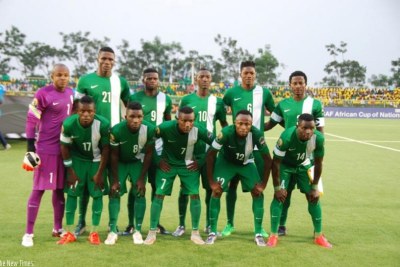 Nigeria national football team at 2016 CHAN in Rwanda.