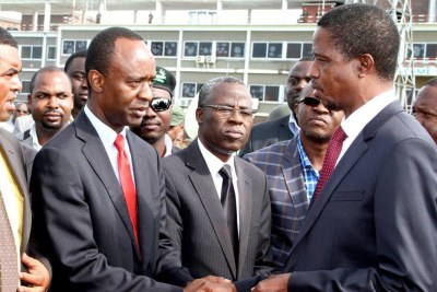 Mulenga Sata with President Edgar Lungu