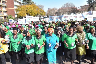 National Women's Day 60th Anniversary in Pretoria.