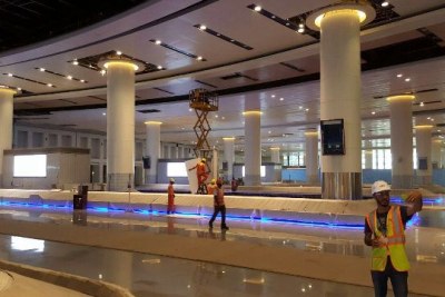 Upgraded Julius Nyerere International Airport terminal II .