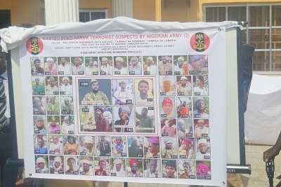 Nigeria declares 55 Boko Haram militants wanted.