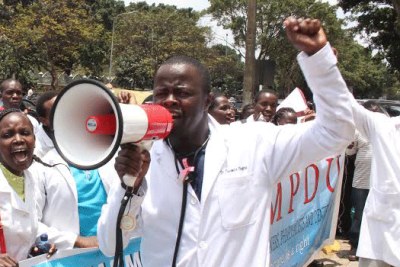 Health workers' strike (file photo)