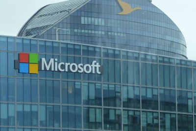 Microsoft European HQ in Paris (file photo).