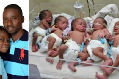 The couple, whose babies were born on April 12, currently reside in a one bedroom apartment at Lugbe, Airport Road, Abuja. They got married in December 2015.