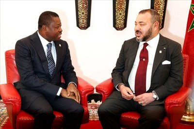 Le président togolais Faure Gnassingbé et le Roi Mouhamed V du Maroc