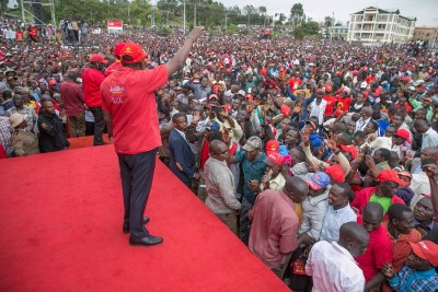 President Kenyatta said inciting sentiments like those issued by opposition leader Raila Odinga in Kajiado were a recipe for violence, which Kenyans must reject.